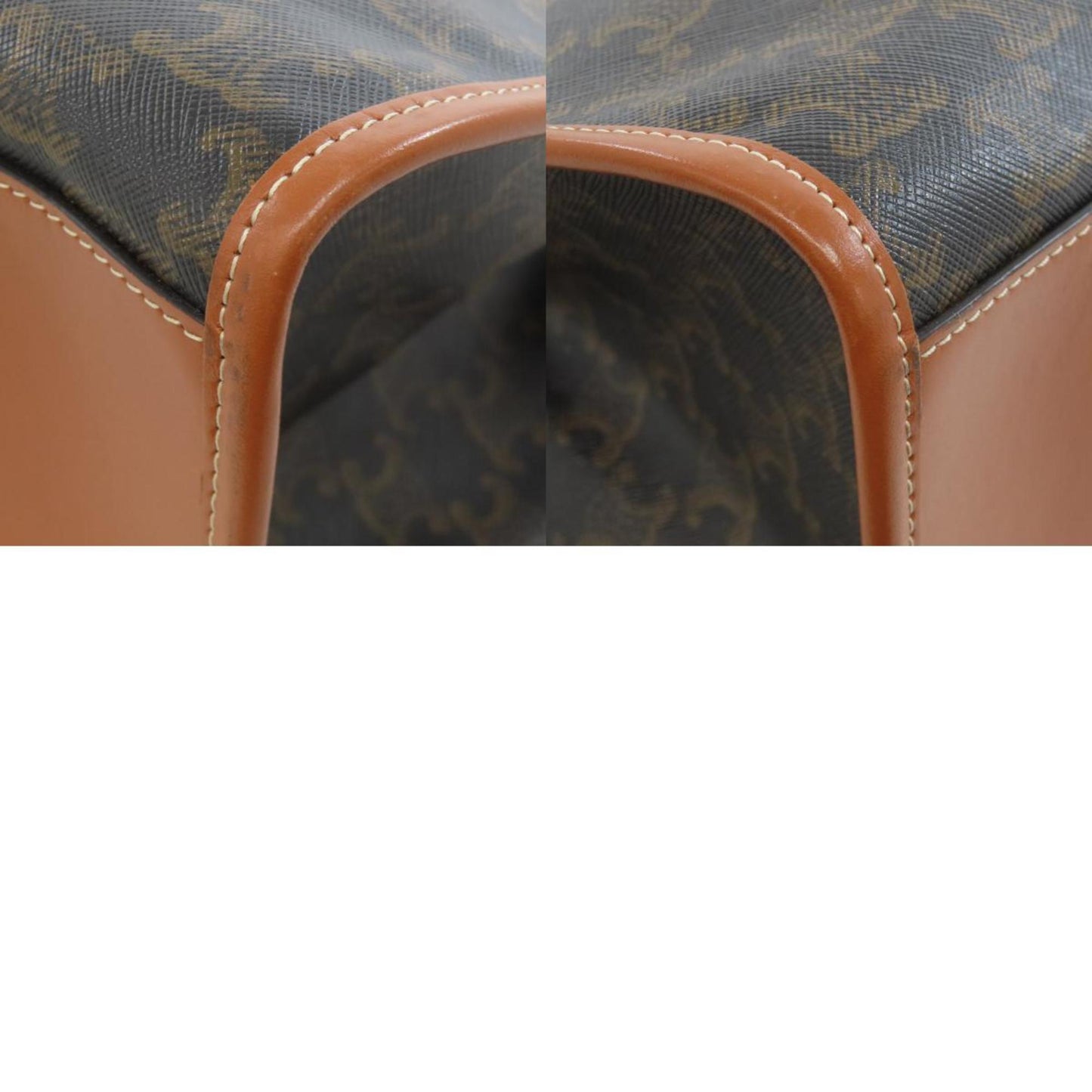 Celine Pvc Brown Tote Bags