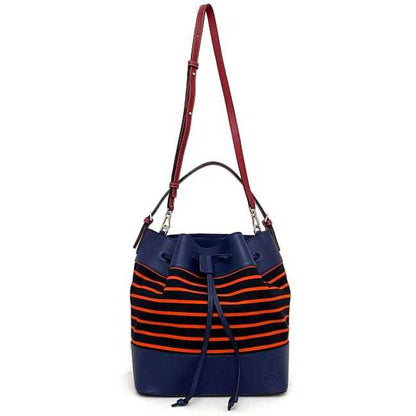 Loewe Canvas Black Shoulder Bags