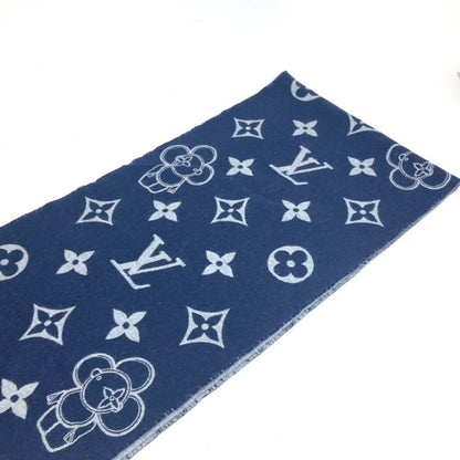 Louis Vuitton Wool Blue Scarves