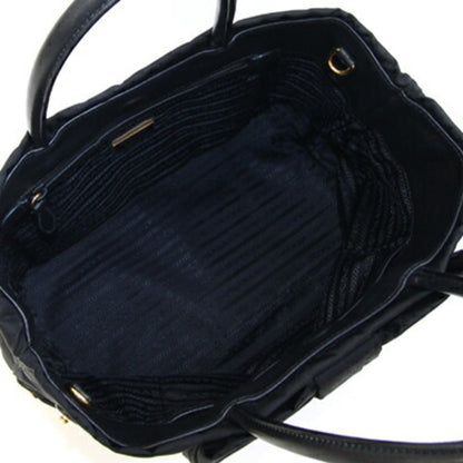 Prada Nylon Black Handbags