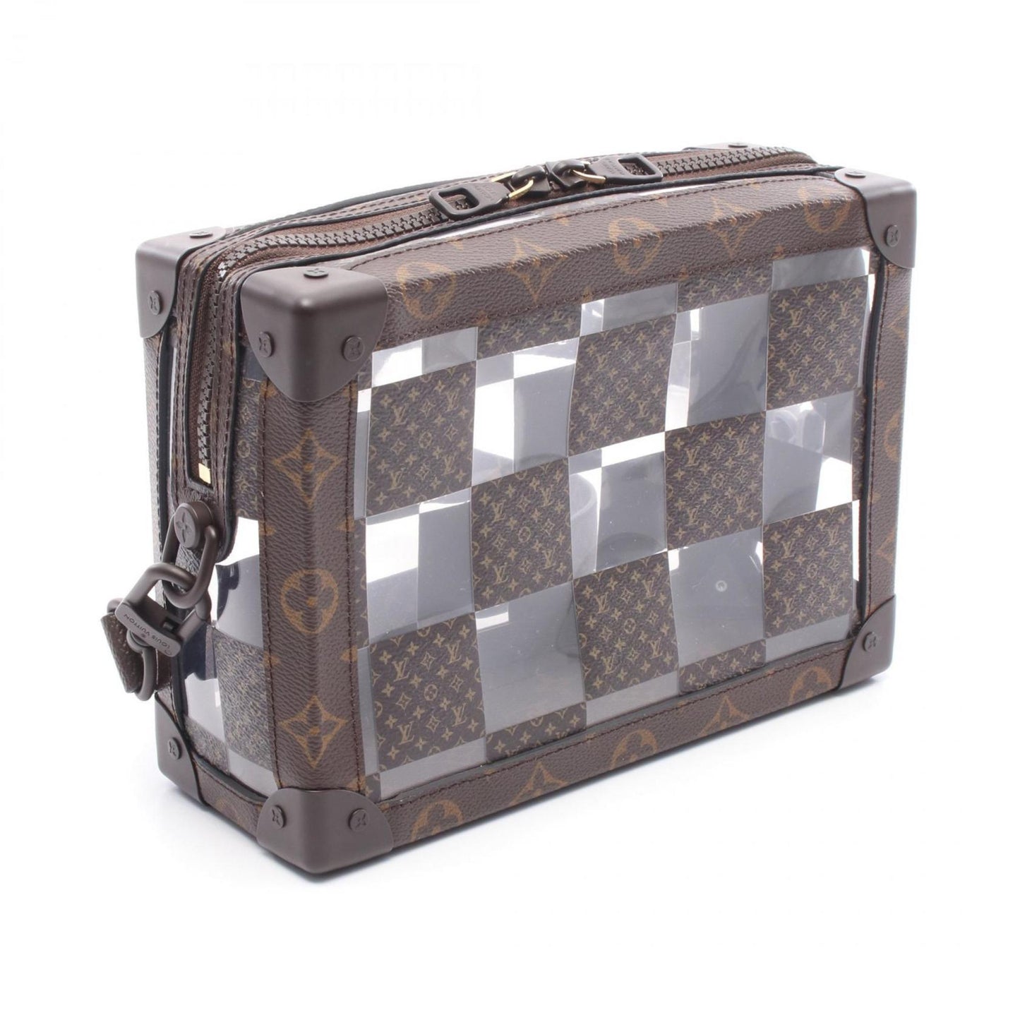 Louis Vuitton Coated Canvas Brown Shoulder Bags