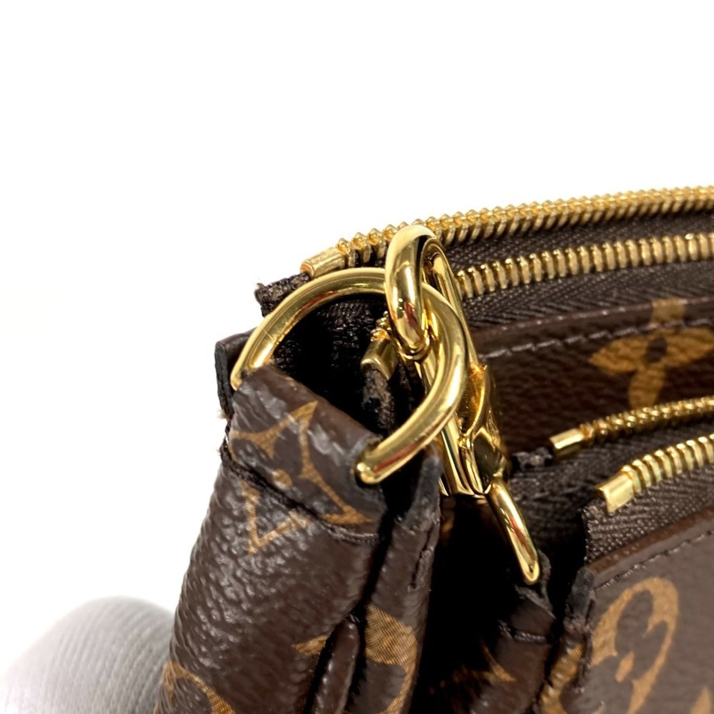 Louis Vuitton Monogram Canvas Brown Shoulder Bags