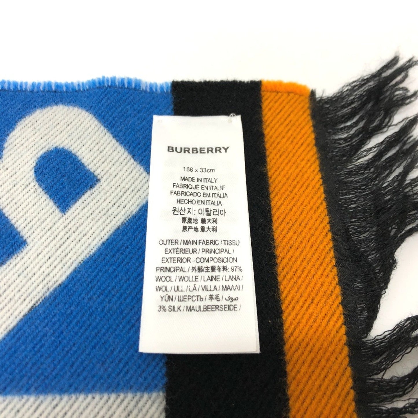 Burberry Wool Black Scarves