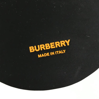 Burberry Faux Leather Black Key Rings