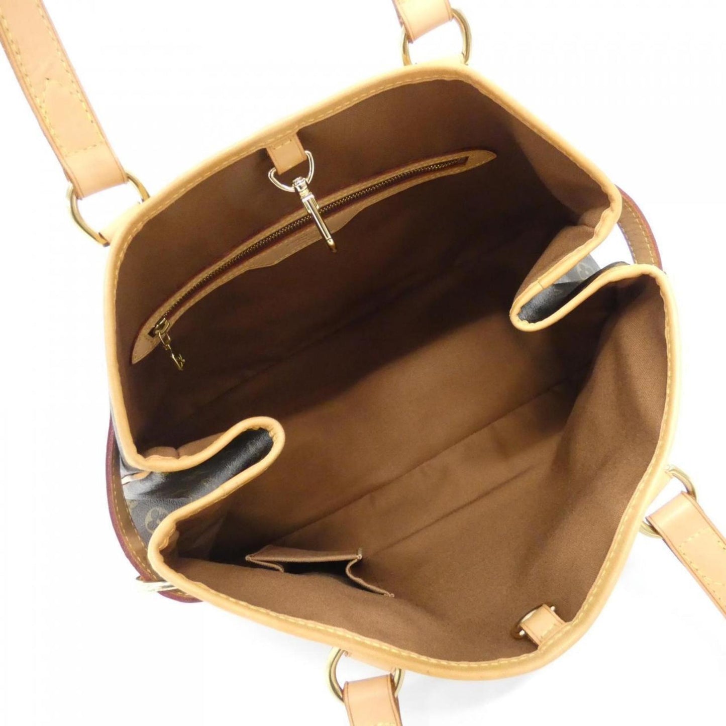 Louis Vuitton Coated Canvas Brown Handbags
