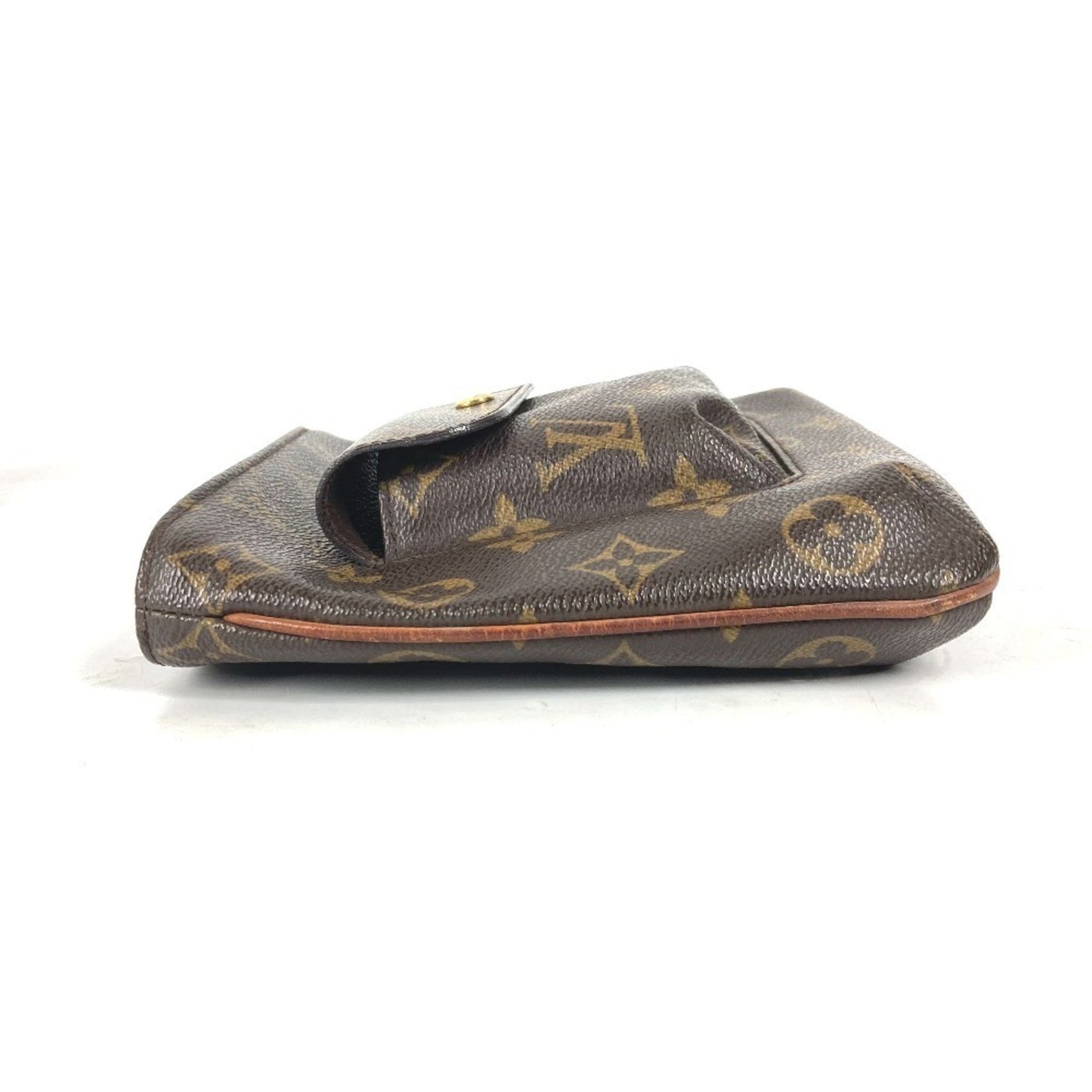 Louis Vuitton Monogram Canvas Brown Clutch Bags