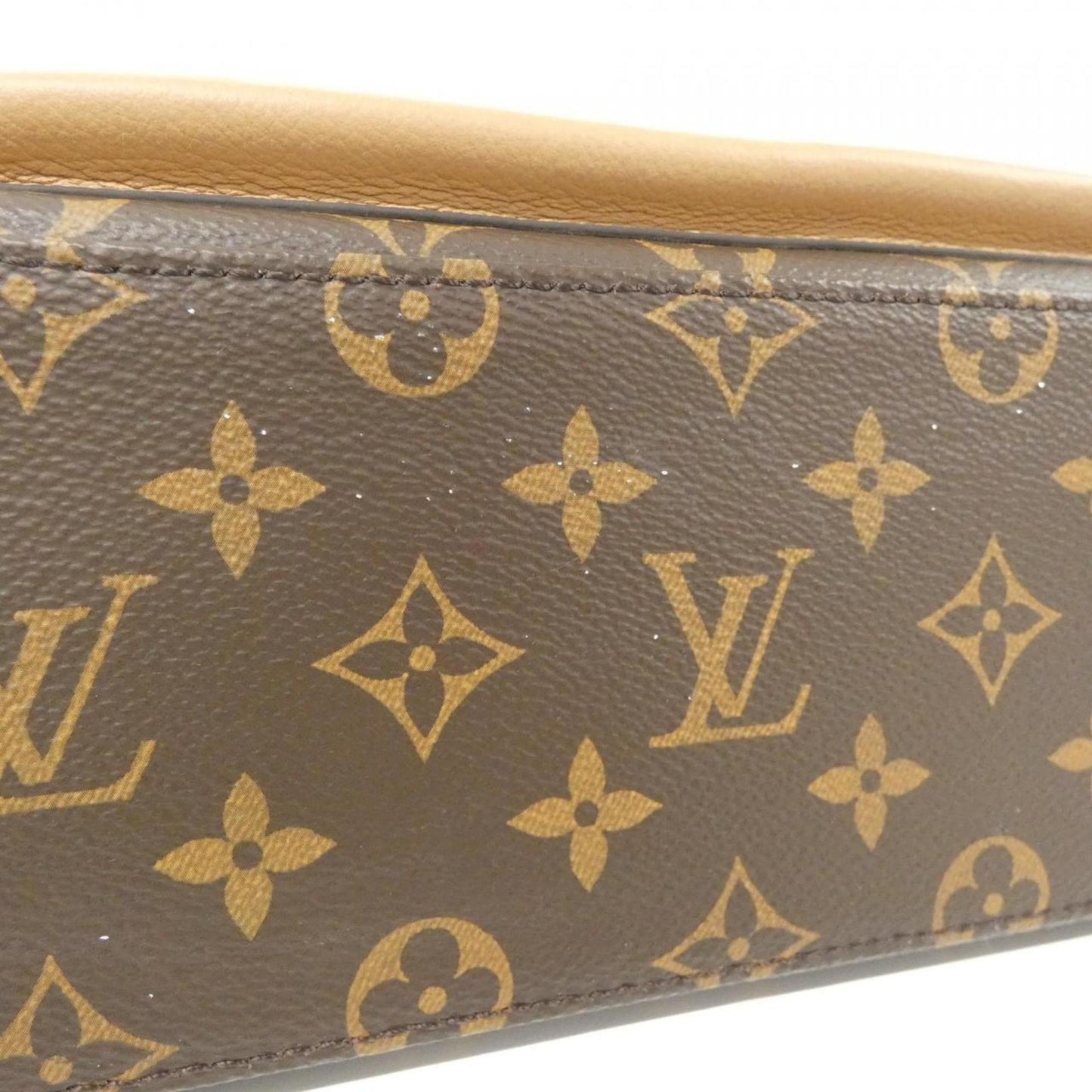 Louis Vuitton Coated Canvas Brown Handbags