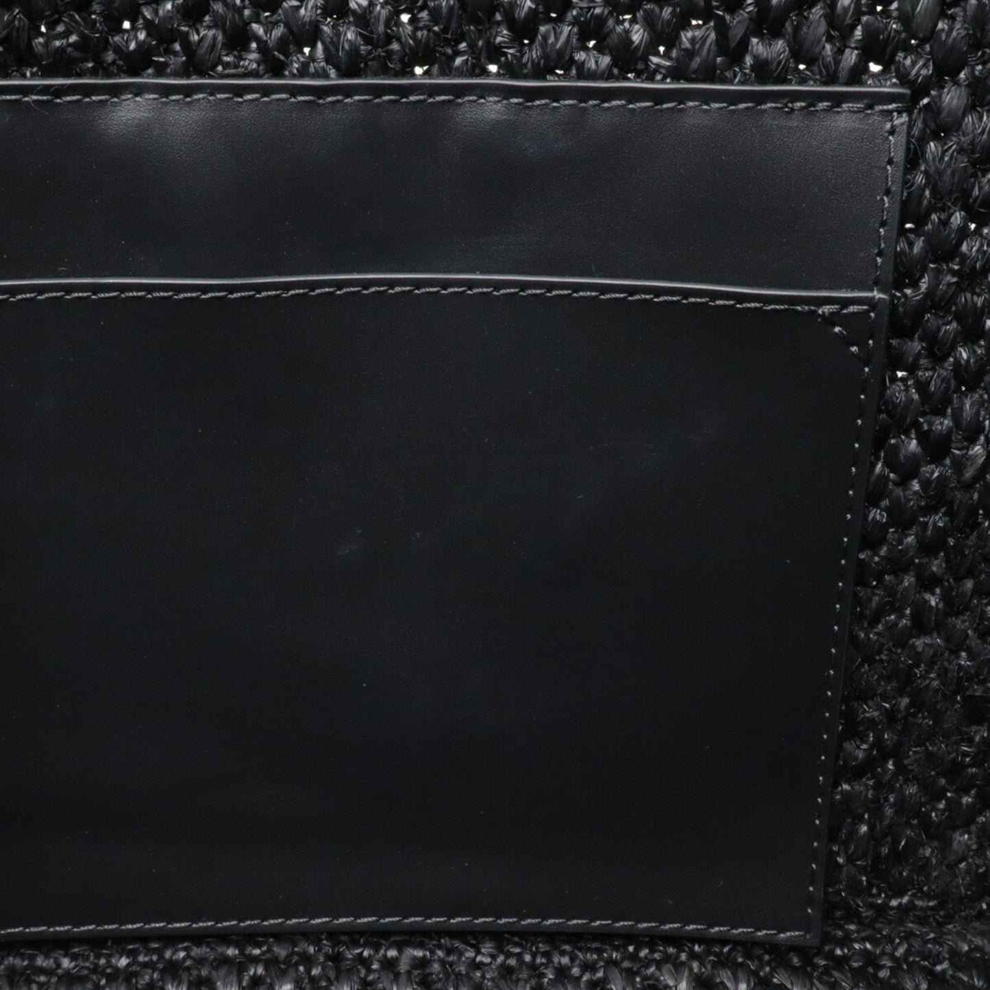 Loewe Woven Fabric Black Shoulder Bags