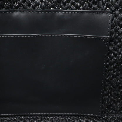 Loewe Woven Fabric Black Shoulder Bags