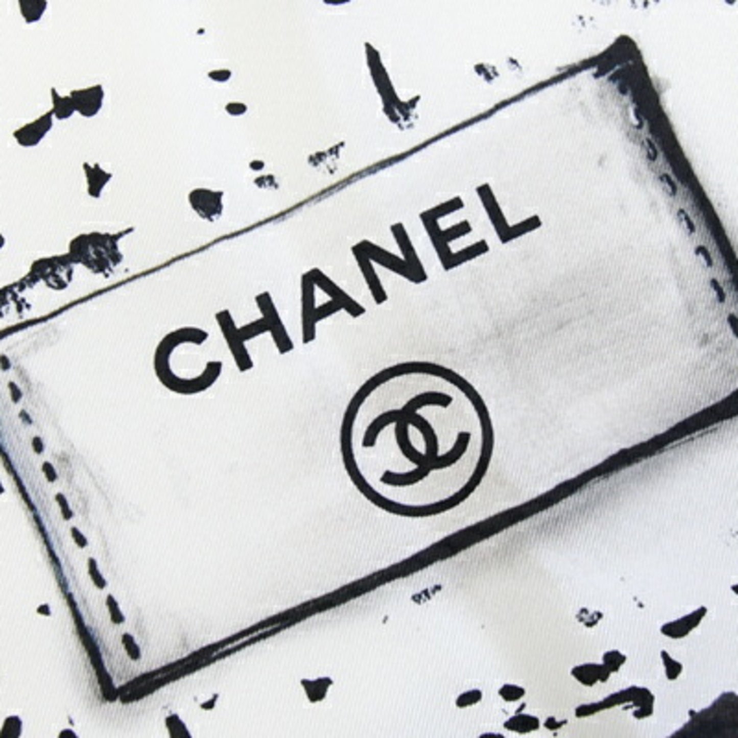 Chanel Silk Black Scarves