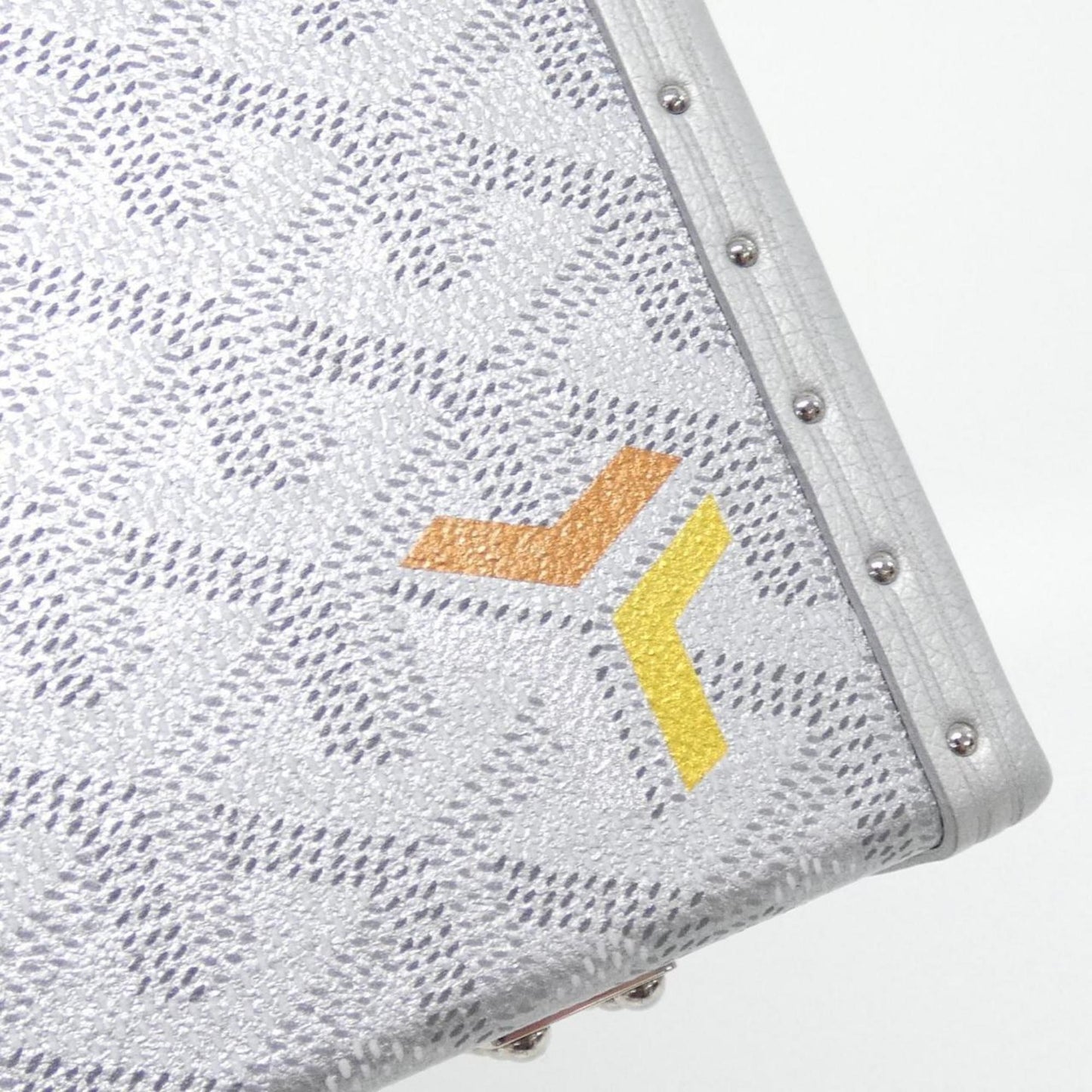 Goyard Coated Canvas Silver Shoulder Bags