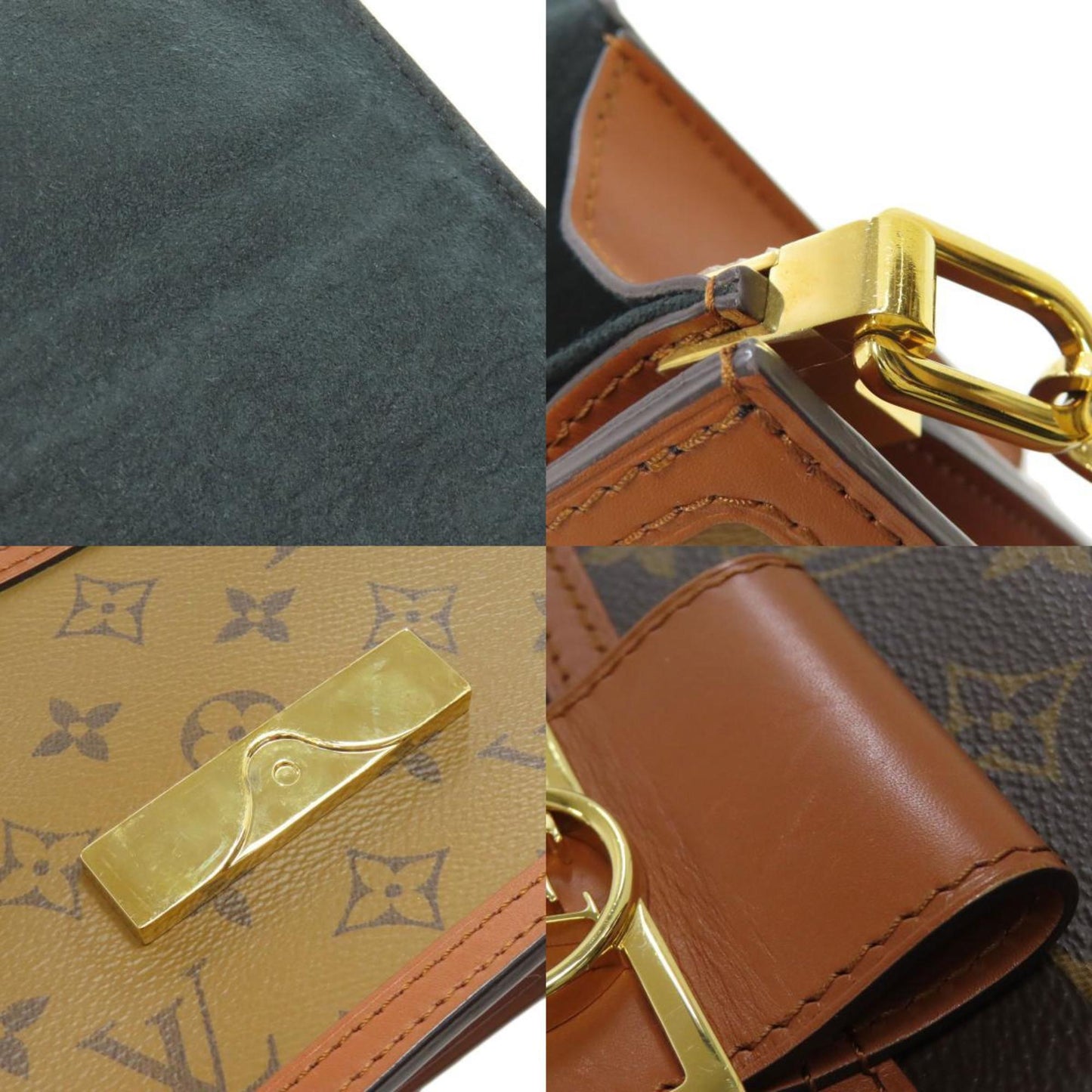 Louis Vuitton Monogram Canvas Brown Shoulder Bags