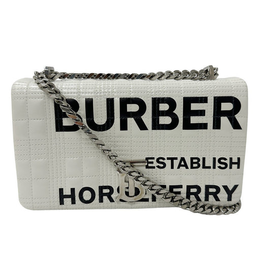 Burberry Pvc White Shoulder Bags