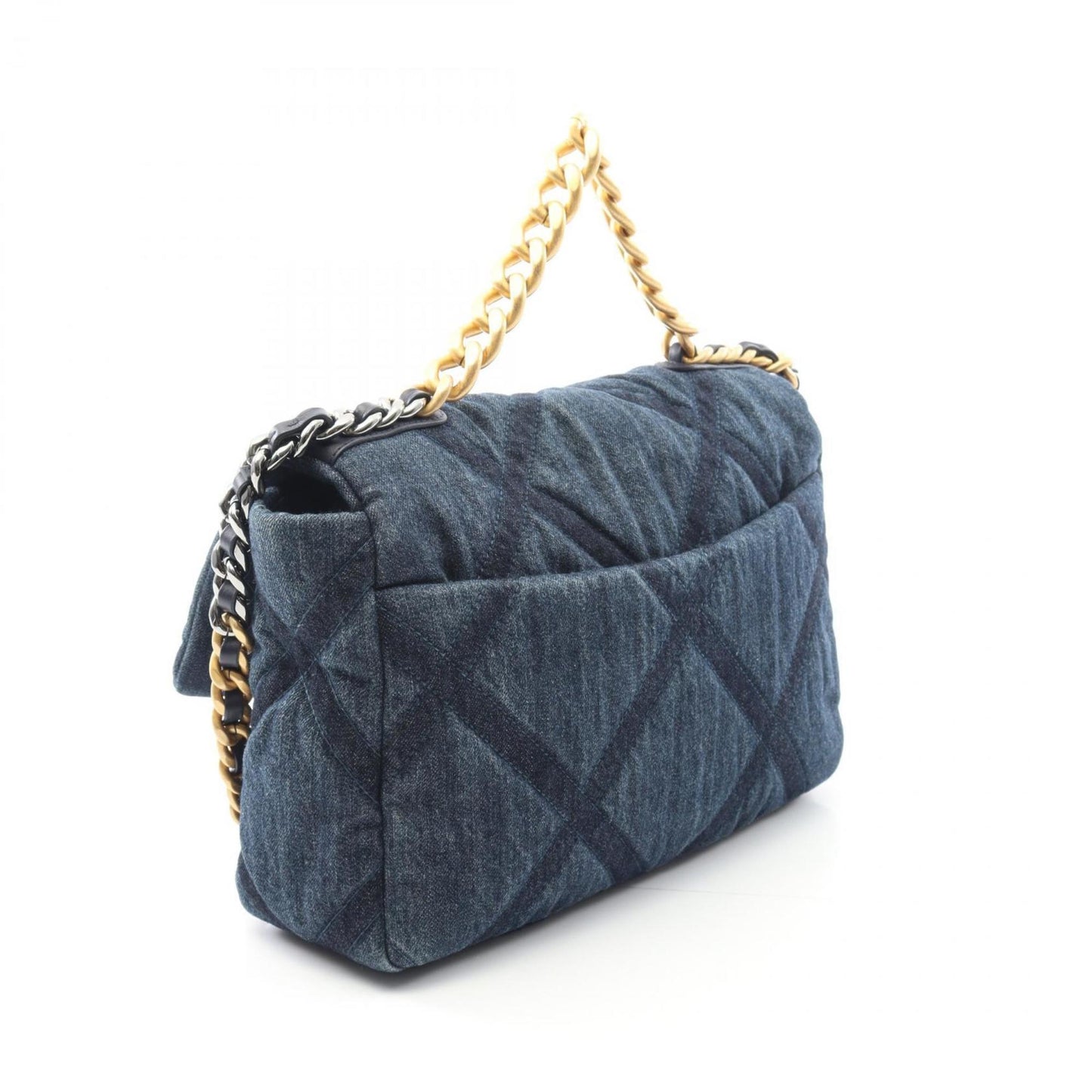 Chanel Denim Blue Shoulder Bags