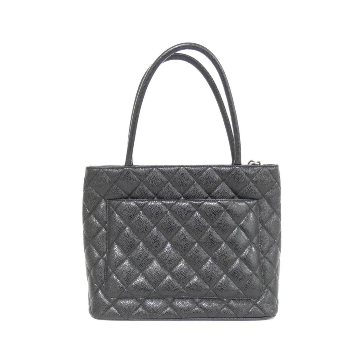 Chanel Calfskin Black Handbags