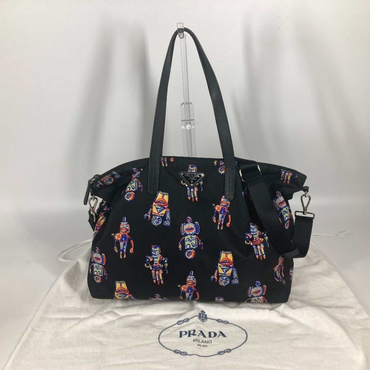 Prada Nylon Black Shoulder Bags