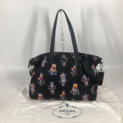 Prada Nylon Black Shoulder Bags