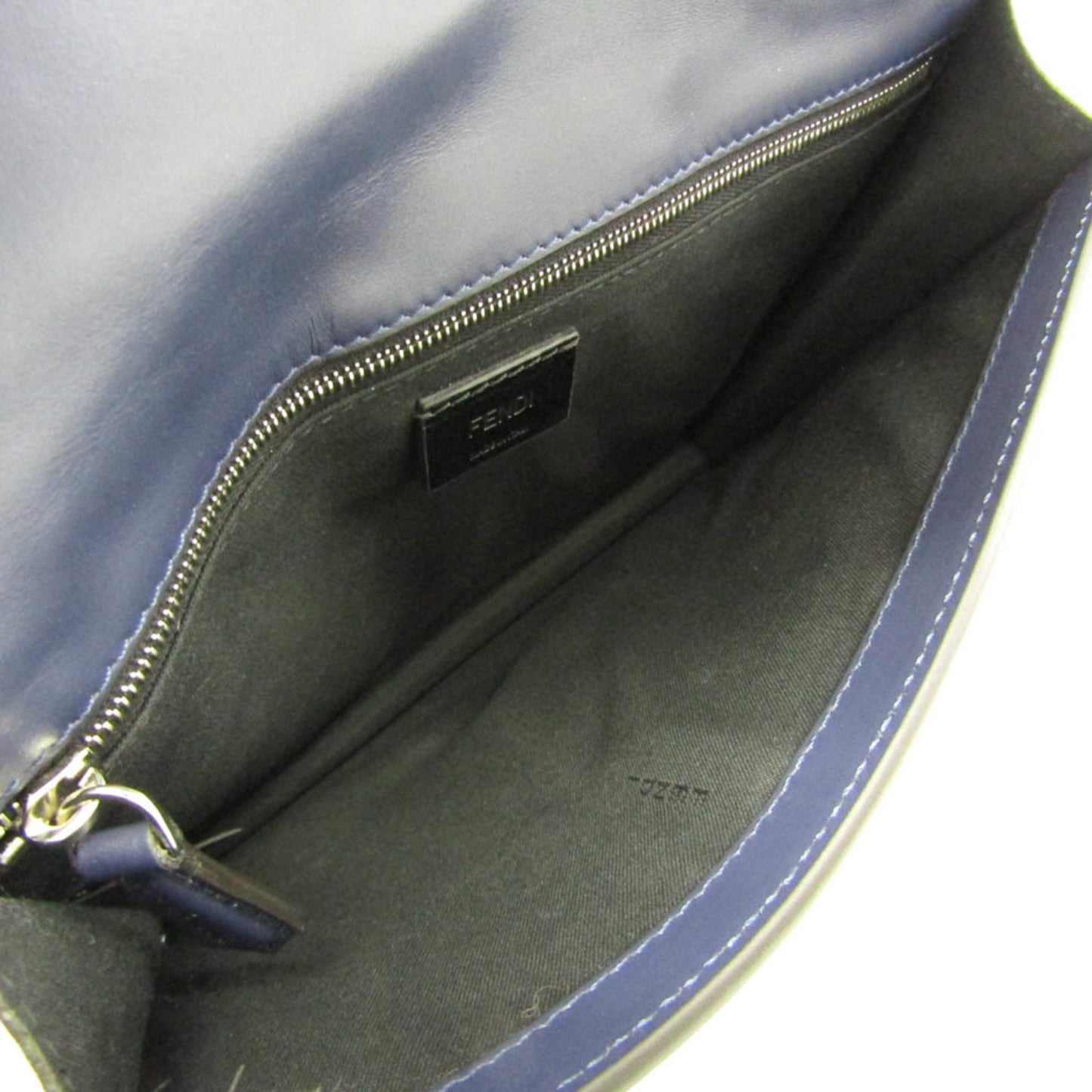 Fendi Canvas Blue Shoulder Bags