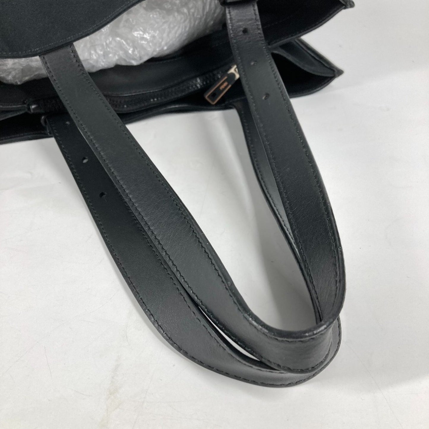 Fendi Canvas Black Shoulder Bags