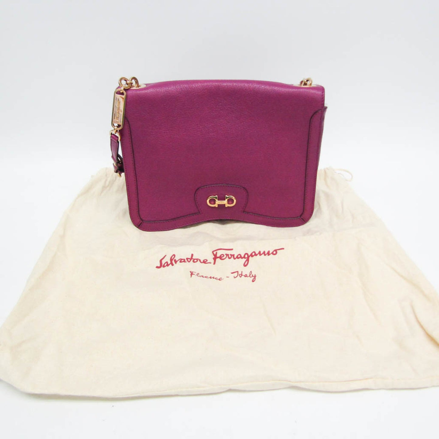 Salvatore Ferragamo Others Purple Shoulder Bags