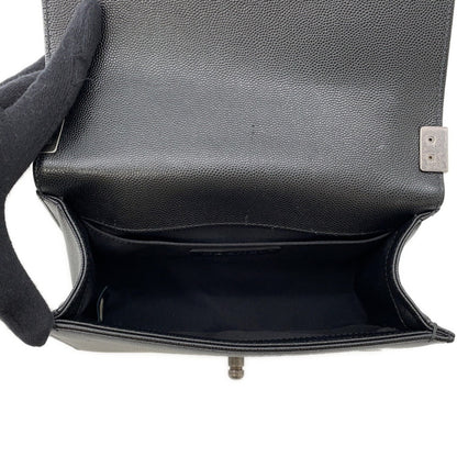 Chanel Calfskin Black Shoulder Bags
