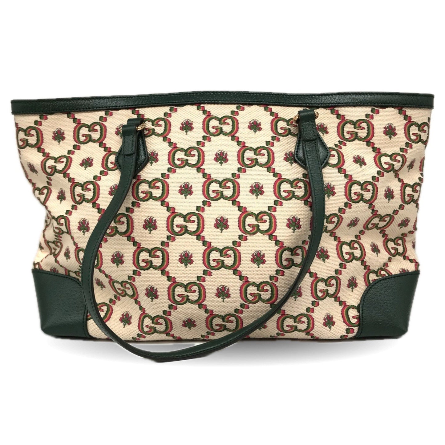 Gucci Canvas Green Tote Bags