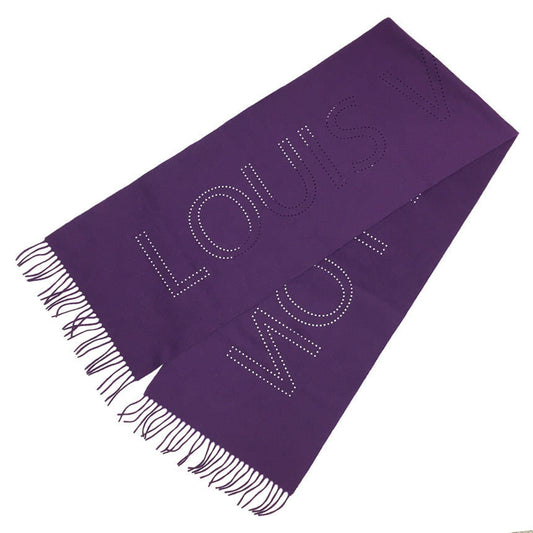 Louis Vuitton Cashmere Purple Scarves
