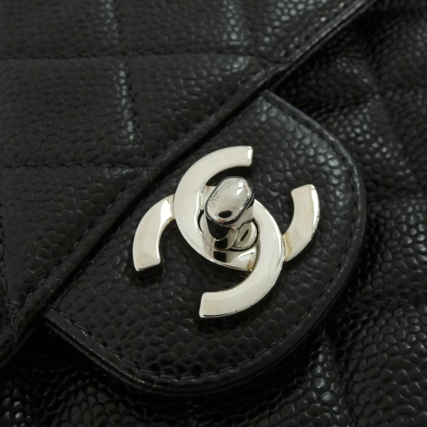 Chanel Calfskin Black Shoulder Bags