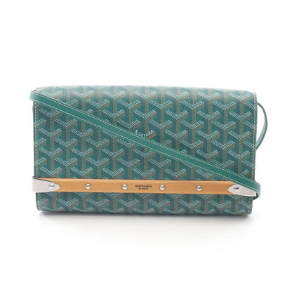 Goyard Coated Canvas Green Clutch Bags