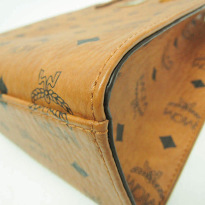 Mcm Coated Canvas Brown Handbags