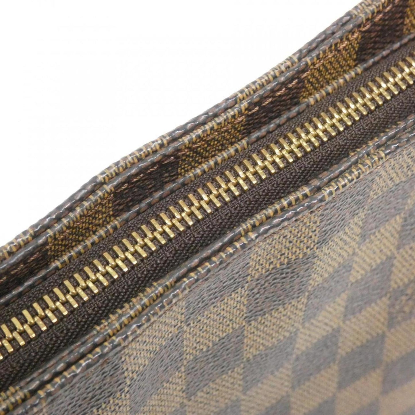 Louis Vuitton Coated Canvas Brown Shoulder Bags