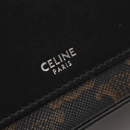 Celine Coated Canvas Black Shoulder Bags