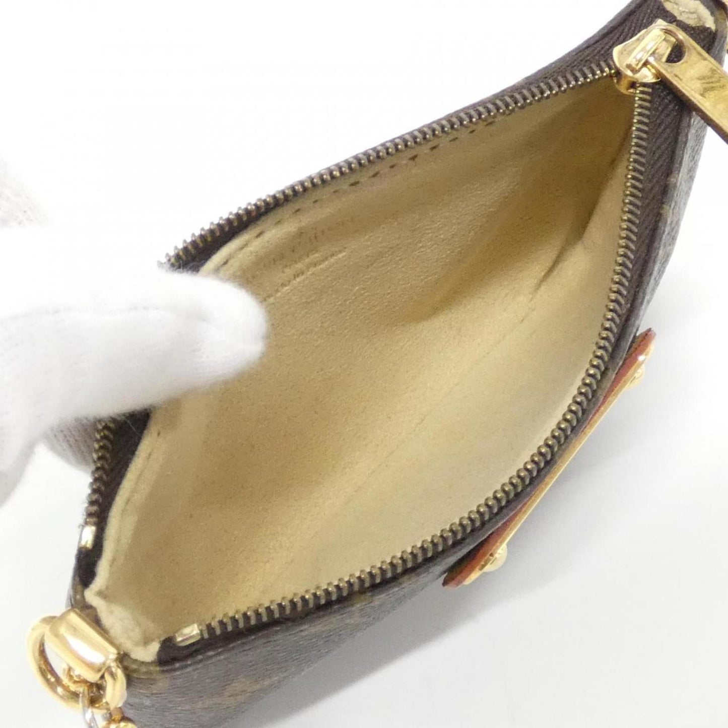 Louis Vuitton Coated Canvas Brown Small Bags