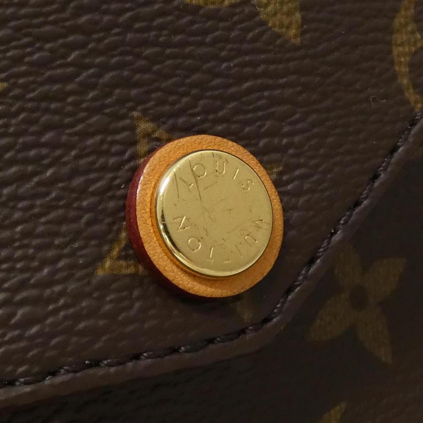 Louis Vuitton Coated Canvas Brown Shoulder Bags