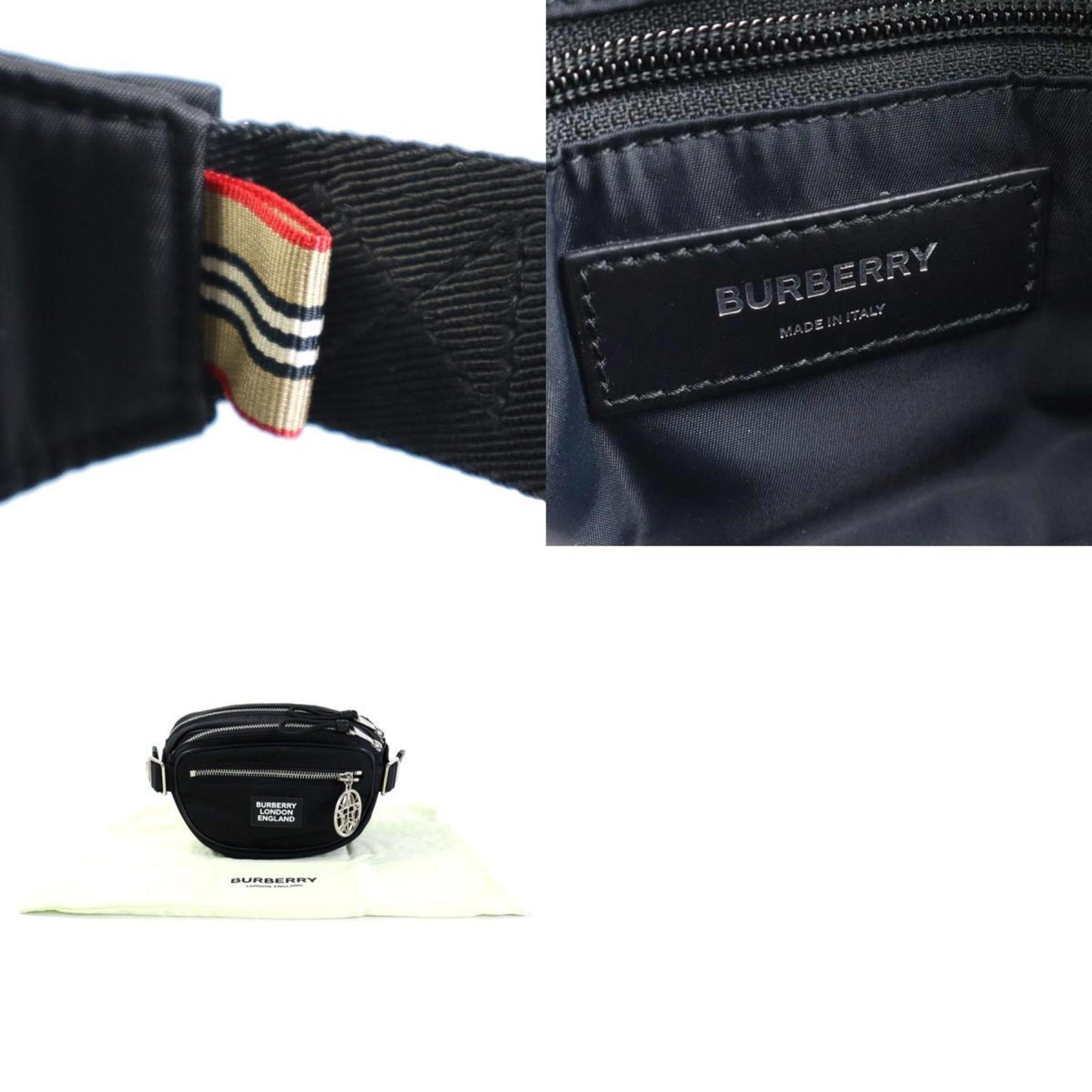 Burberry Nylon Black Crossbody Bags