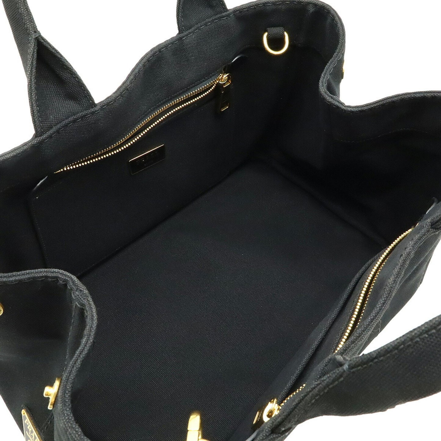 Prada Canvas Black Shoulder Bags