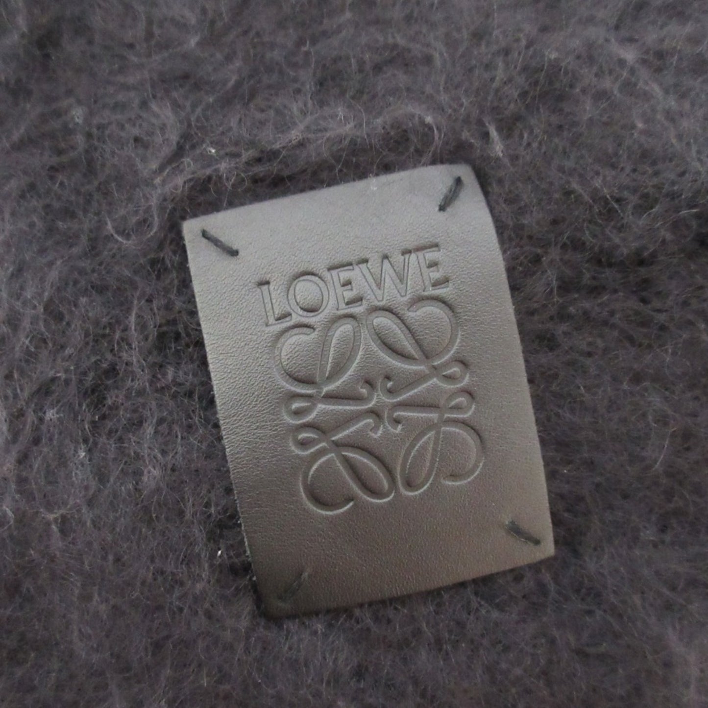 Loewe Wool Black Scarves