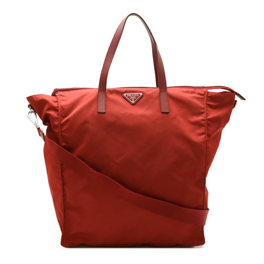 Prada Nylon Red Shoulder Bags