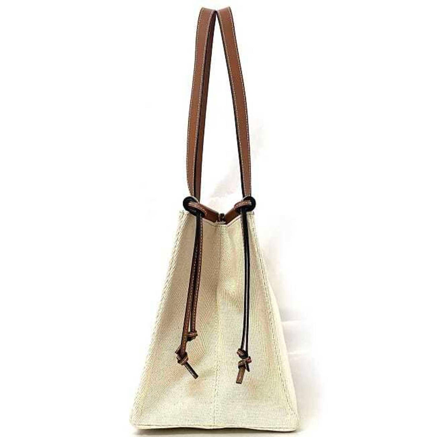 Loewe Canvas Brown Tote Bags