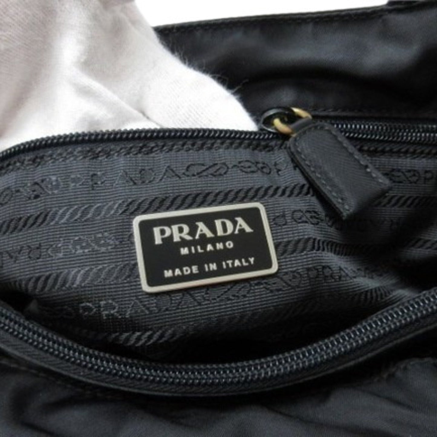 Prada Nylon Black Handbags