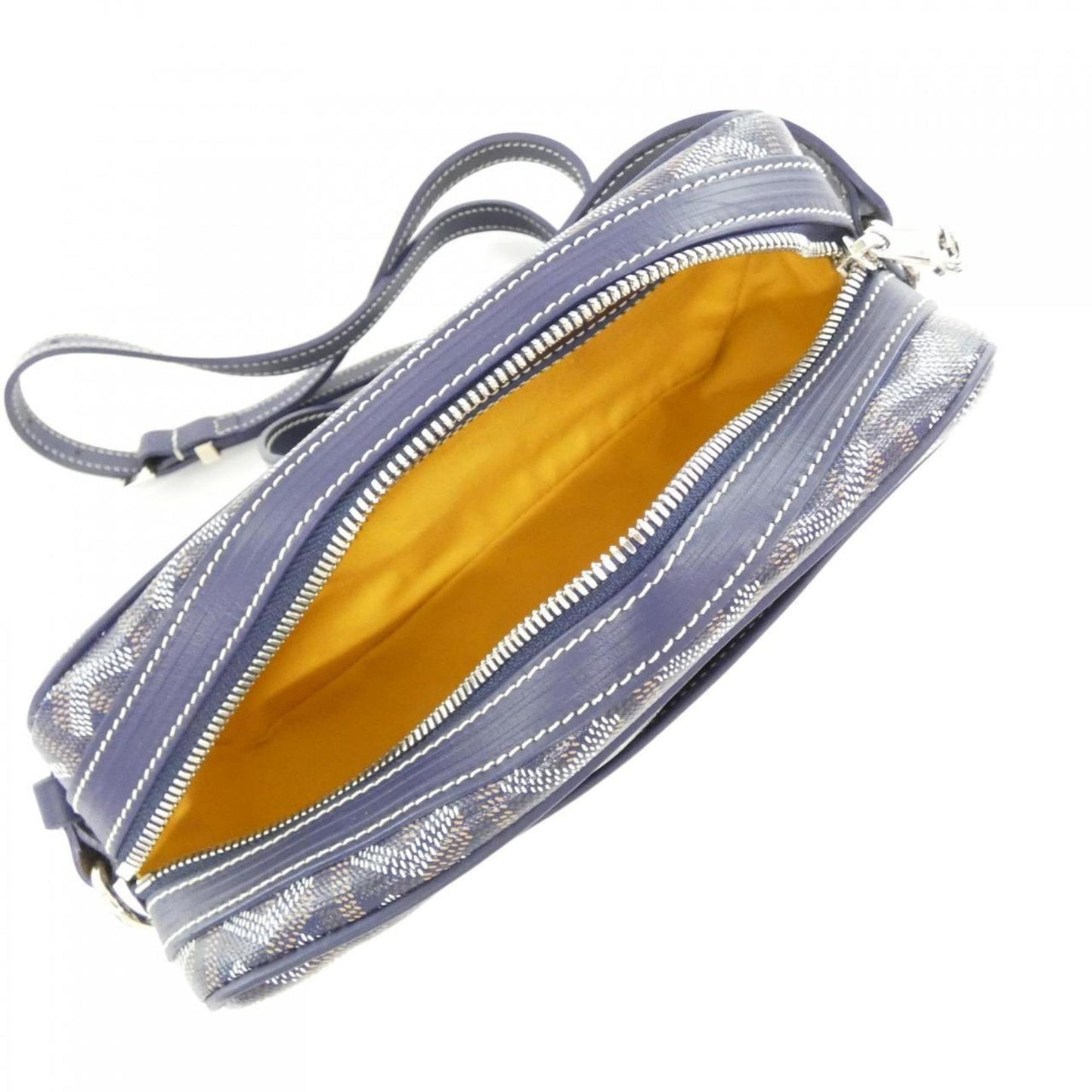 Goyard Coated Canvas Blue Shoulder Bags