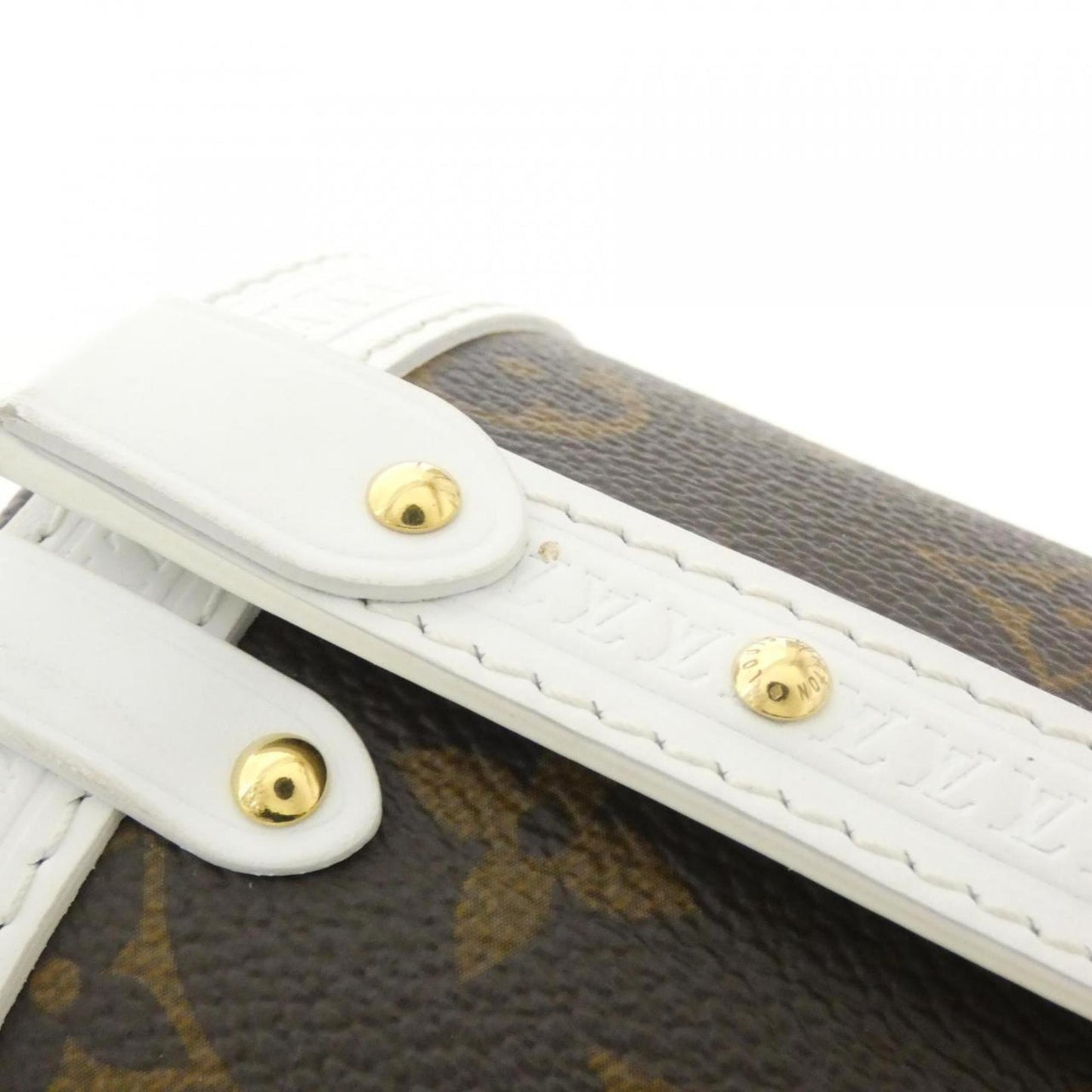 Louis Vuitton Coated Canvas White Shoulder Bags