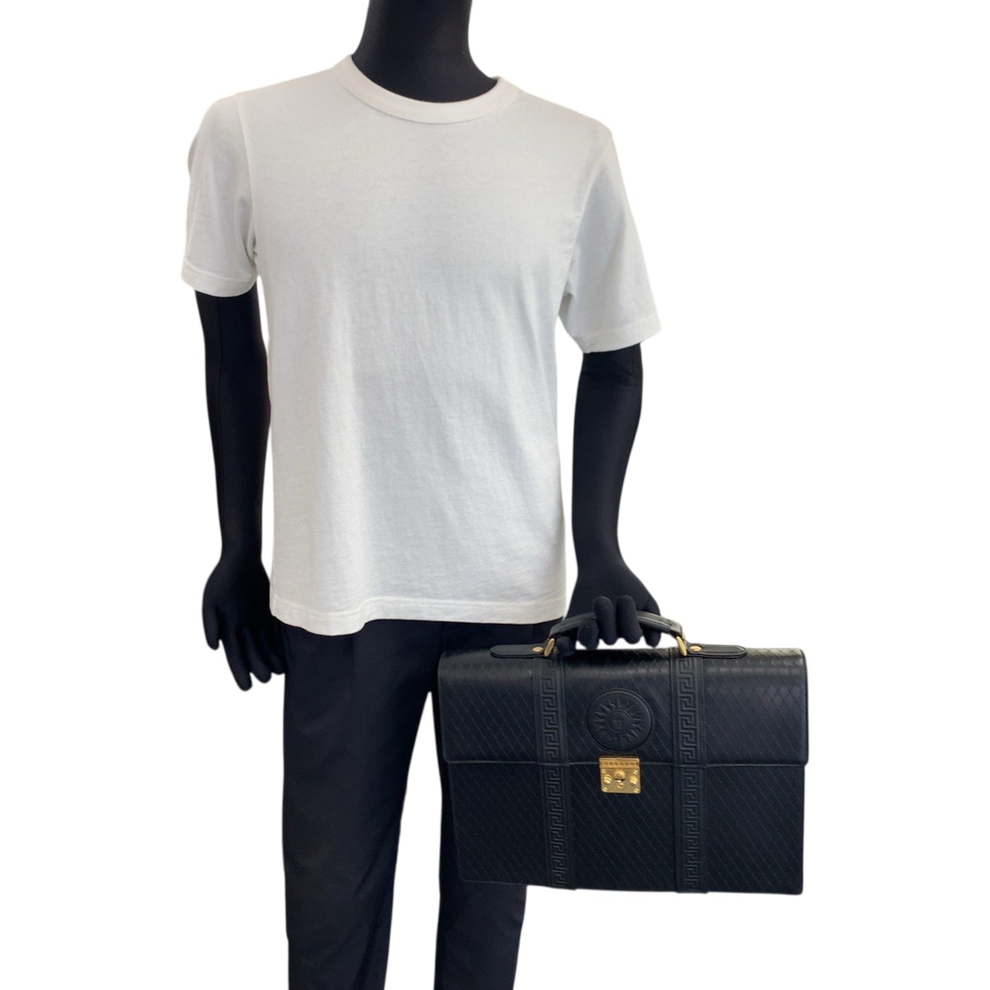 Versace Others Black Briefcases