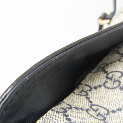 Gucci Coated Canvas Blue Shoulder Bags