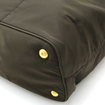 Prada Nylon Green Shoulder Bags