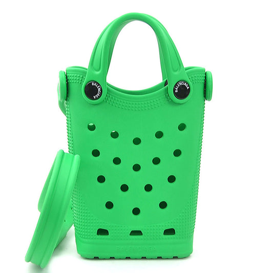 Balenciaga Faux Leather Green Small Bags