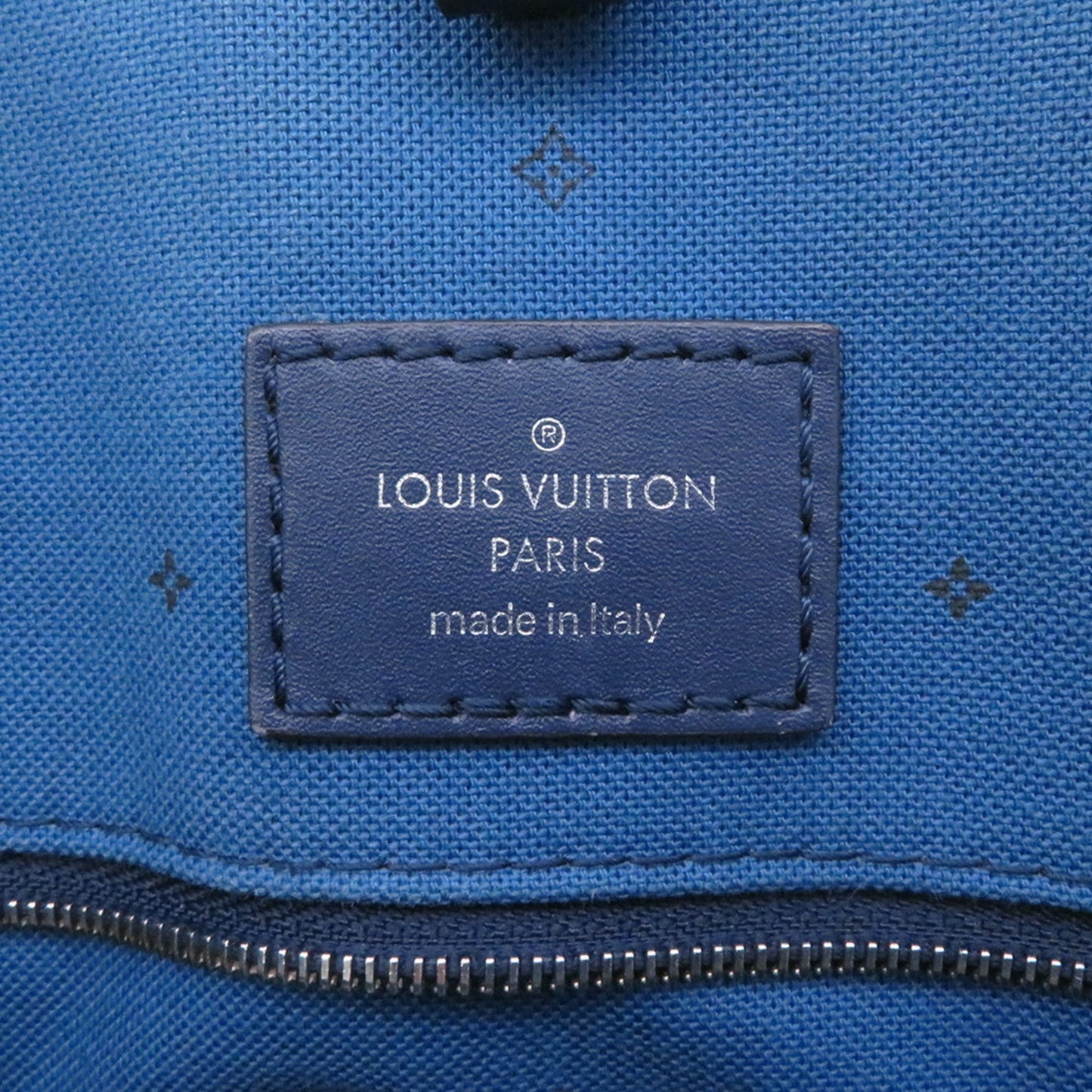 Louis Vuitton Monogram Canvas Blue Tote Bags