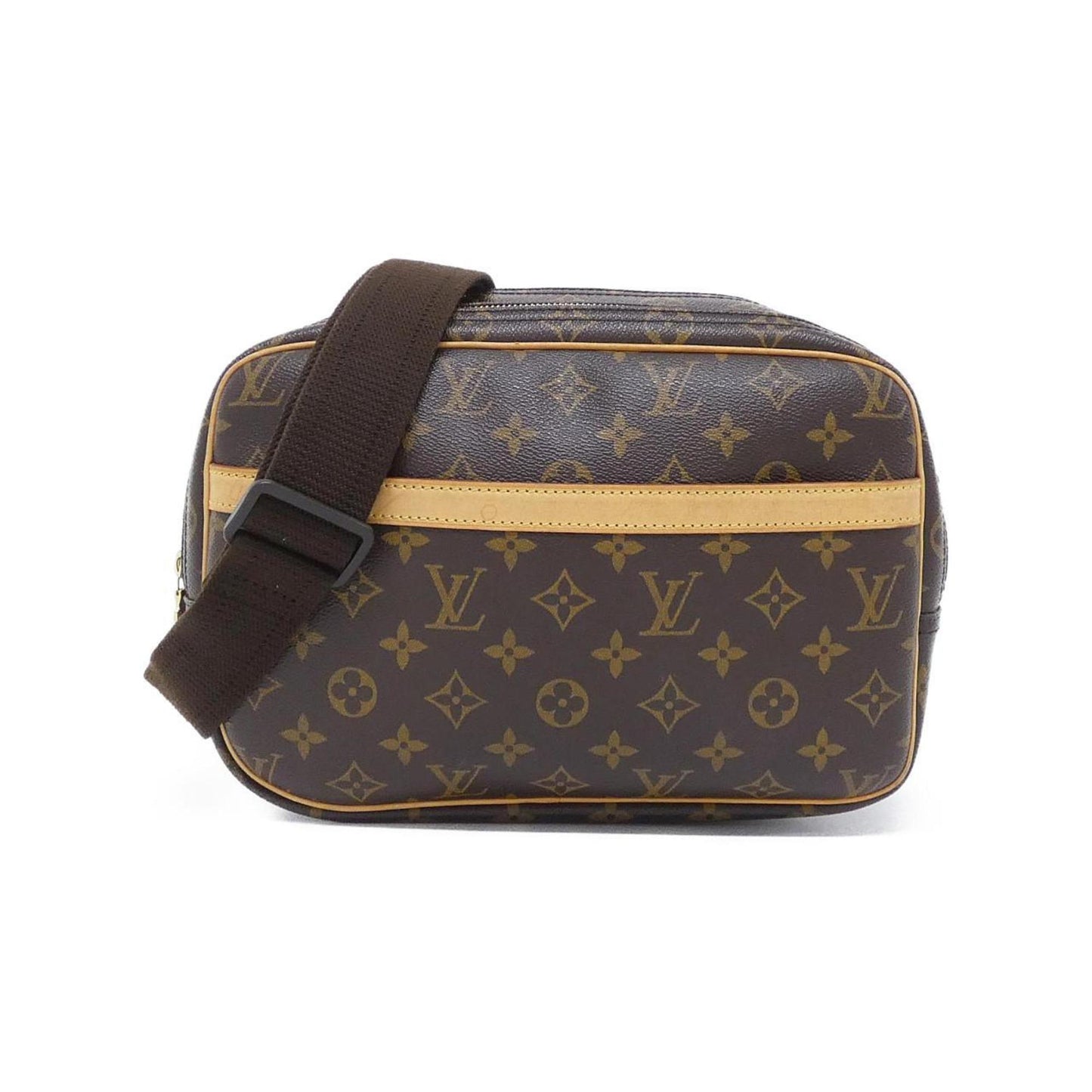 Louis Vuitton Coated Canvas Brown Shoulder Bags