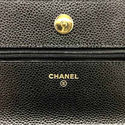 Chanel Calfskin Black Shoulder Bags