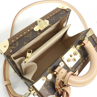 Louis Vuitton Coated Canvas Brown Handbags